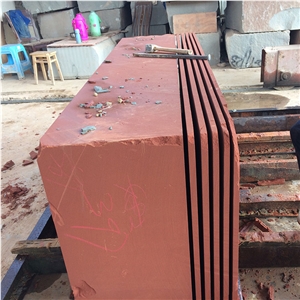 Red Sand Stone Slab Red Sand Stone Paving Sichuan Sandstone