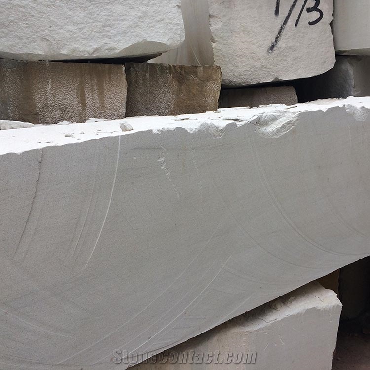 White Sand Stone Block Price Large Stone Block Natural White Sandstone Block