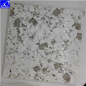 Quartz Stone Slab Multi Colour ,Artificial Stone 520 2cm and 3cm Available for Kitchen Countertops Island Bar Top with Mitred End Panels