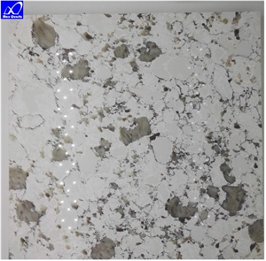 Quartz Stone Slab Multi Colour ,Artificial Stone 520 2cm and 3cm Available for Kitchen Countertops Island Bar Top with Mitred End Panels