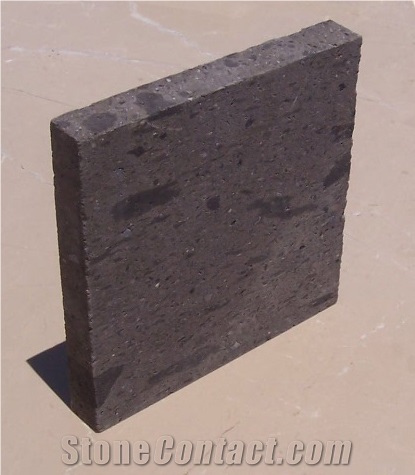 Black Of Erciyes Mountain Natural Stone, Kayseri Black Tuff Stone