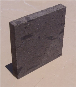 Black Of Erciyes Mountain Natural Stone, Kayseri Black Tuff Stone