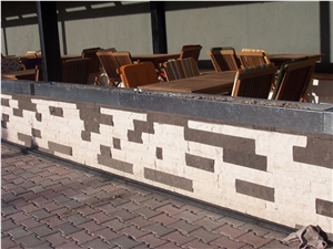 Black Of Erciyes Mountain Natural Stone, Kayseri Black Tuff Stone