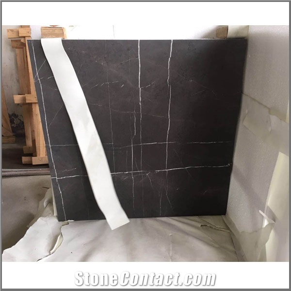 Iran Pietra Grey Polished Marble Graphite Slabs and Tiles