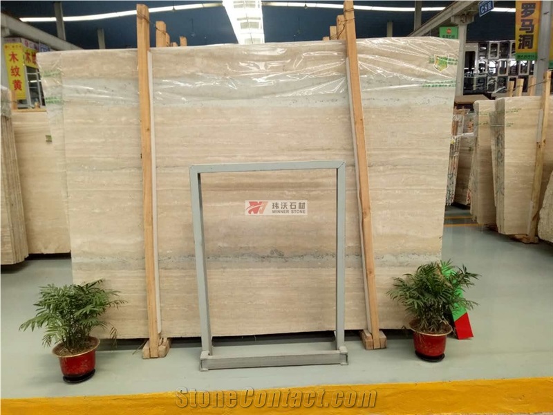Italian Silver Grey / Blue 1.8cm Travertine Slabs