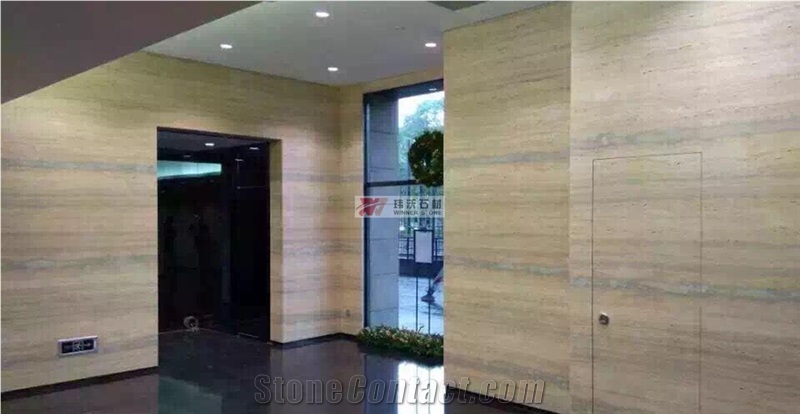 Italian Silver Grey / Blue 1.8cm Travertine Slabs