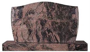 Fancy Brown Granite Custome Memorial