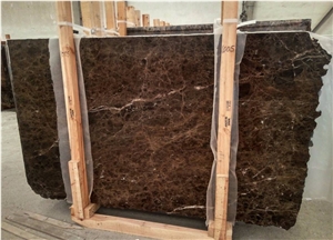 Dark Emperador Marble Polished Slabs
