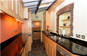 Absolute Black Granite Kitchen Countertops