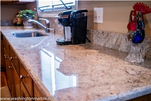 Raised Bar Millenium Cream Granite Traditional-Kitchen Countertop