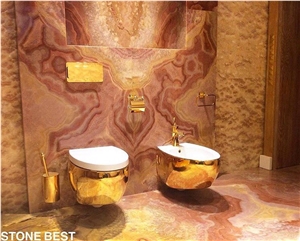 Kilimanjaro Onyx Bathroom Design