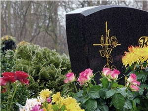 Mahogany Granite Headstone