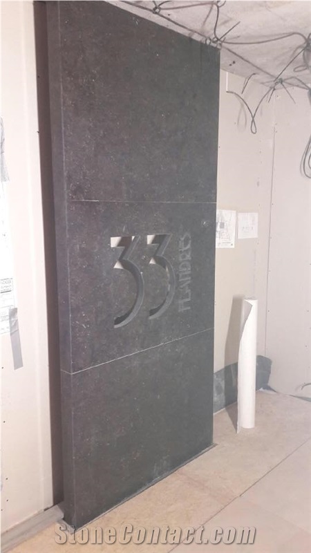 Pierre De Soignies Water Jet Cutting Sign