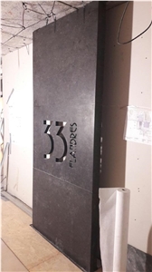 Pierre De Soignies Water Jet Cutting Sign