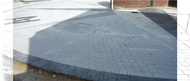Silverstar Granite Pavement, Landscaping Stones, Cobble Stone