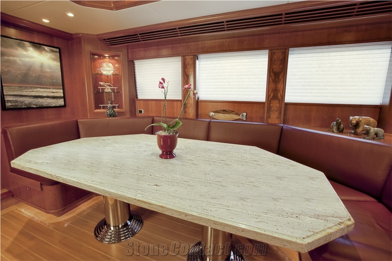 Lightweight Marble and Granite Counter Tops Fabricated to Exacting Standards Specifically for Todays Yacht Owners