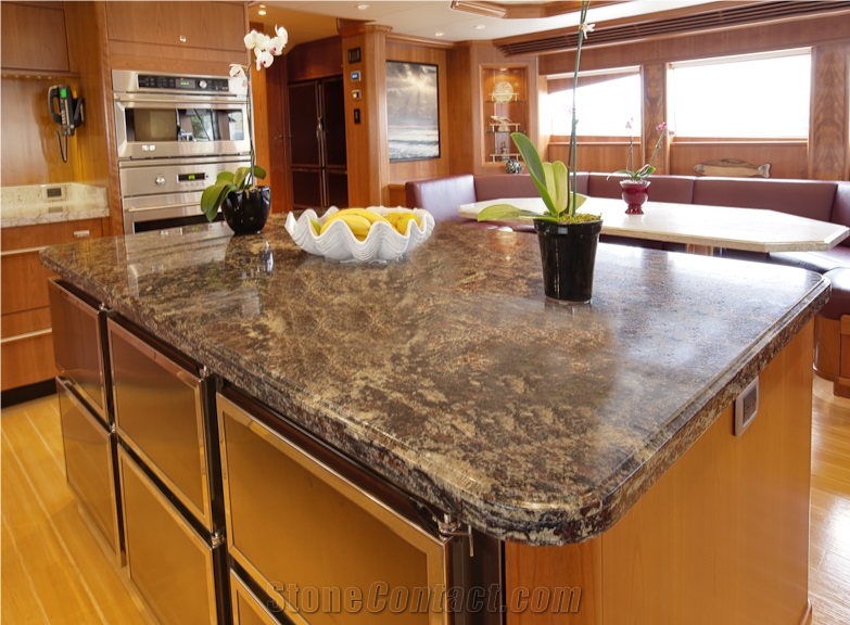 Lightweight Marble and Granite Counter Tops Fabricated to Exacting Standards Specifically for Todays Yacht Owners