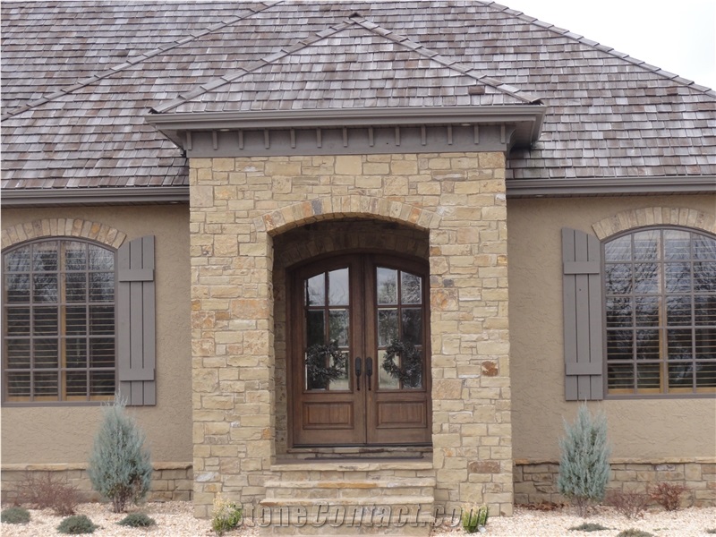 Aux Vases Buff Natural Cut Stone Masonry