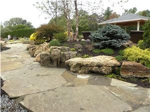 Sandstone Blocks Garden Design Sandstone Blocks Garden Design
