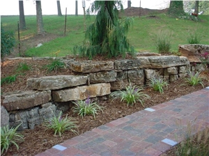 Sandstone Blocks Garden Design
