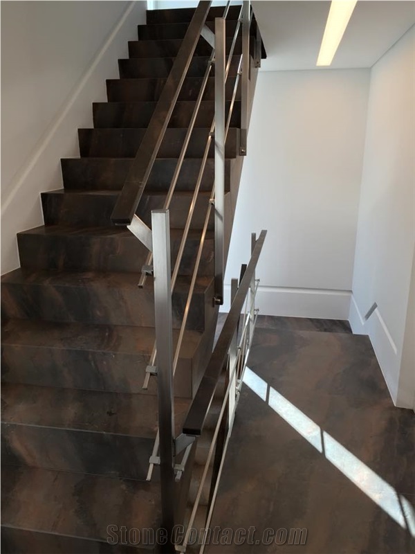 Copper Dune Quartzite Staircase