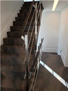 Copper Dune Quartzite Staircase