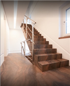 Copper Dune Quartzite Staircase