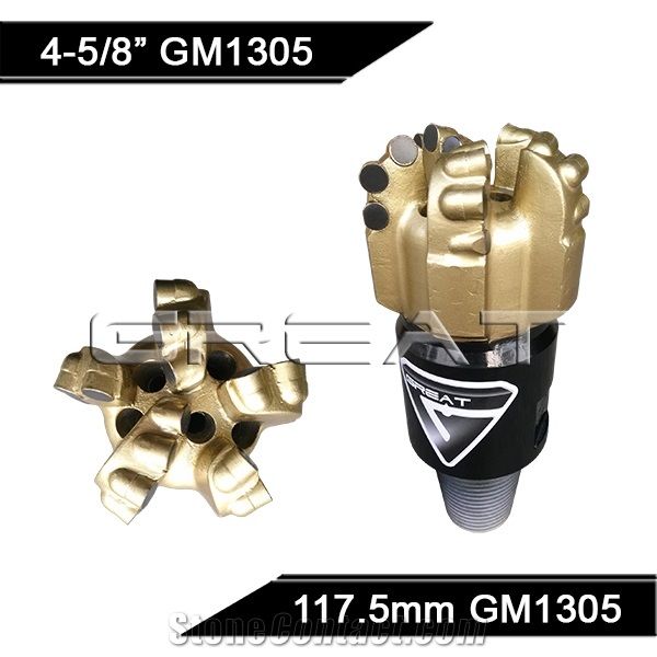 4-5/8” Gm1305 Pdc Matrix Body Drill Bit