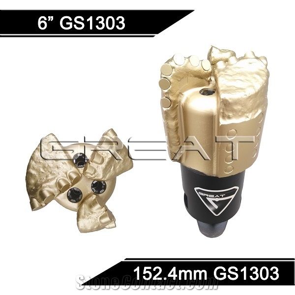 6"Gs1303z Pdc Drill Bit,Steel Body