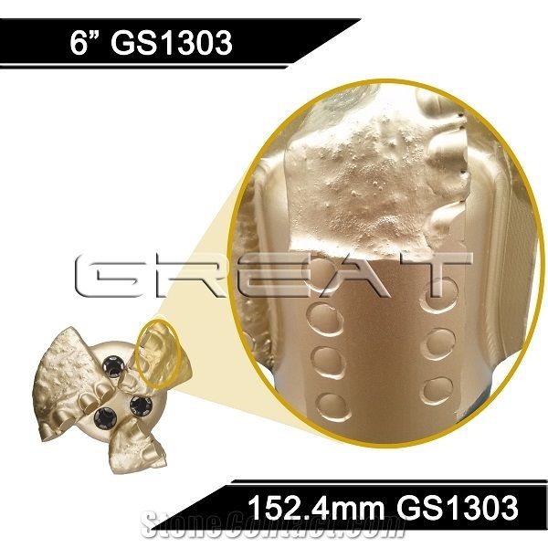 6"Gs1303z Pdc Drill Bit,Steel Body