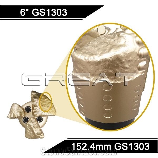 6"Gs1303z Pdc Drill Bit,Steel Body