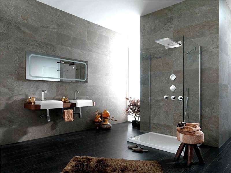 Cinza Ardosia Brazil Grey Slate Wall and Floor Tiles