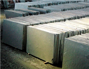Preta Ardosia Black Slate Slabs, Tiles