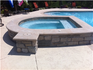 Aux Vases Buff Bullnosed Pool Coping