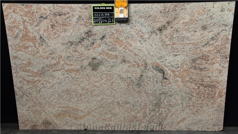 Golden Web Granite Slabs