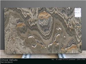 Velluto Onyx 2cm Slabs- Onice Velluto Velluto Onyx 2cm Slabs- Onice Velluto