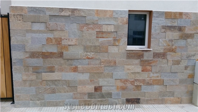Gneiss Wall Tiles, Bulgaria Beige Gneiss