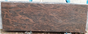 Red Multicolour Granite Block