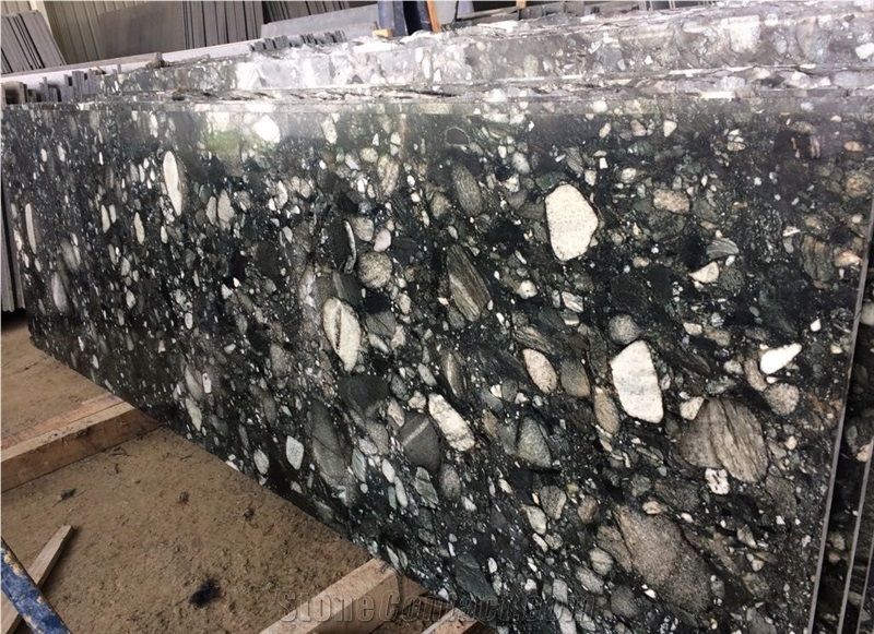 Red Multicolour Granite Block