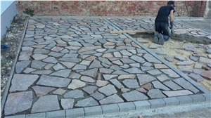 Porfido Irregular Flagstone Slabs, Pavers, Wall Covering