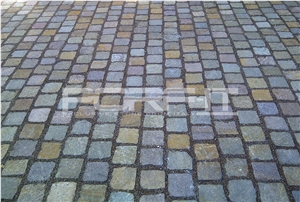 Porfido Trentino Cubes, Driveway Paving Stone Porfido Trentino Cubes, Driveway Paving Stone