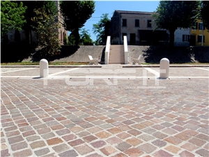 Porfido Trentino Cubes, Driveway Paving Stone