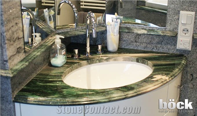 Verde Bamboo Quartzite Bath Top