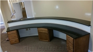 Verde Ubatuba Granite Office Desk Top