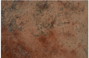 Travertino Rojo Fiorito Tiles