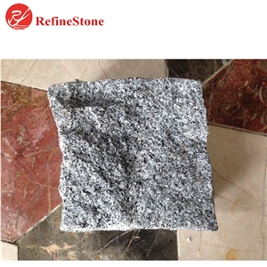 G654 Dark Grey Granite Cobblestone Road Paving