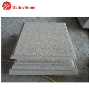 G682 Beige Granite Tiles,Cheap Flamed Chinese Yellow Granite for Project Slabs