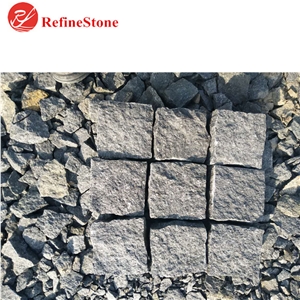 G684 Nature Split Dark Grey Paved Tiles,Cheap Flamed