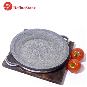 Granite Cookware for Home and Restaurant,Natural Stone Plates for Cooks