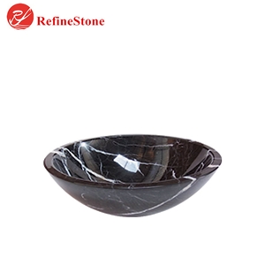 Grey Marble Wash Sink On Countertop,Bathroom Marble Wash